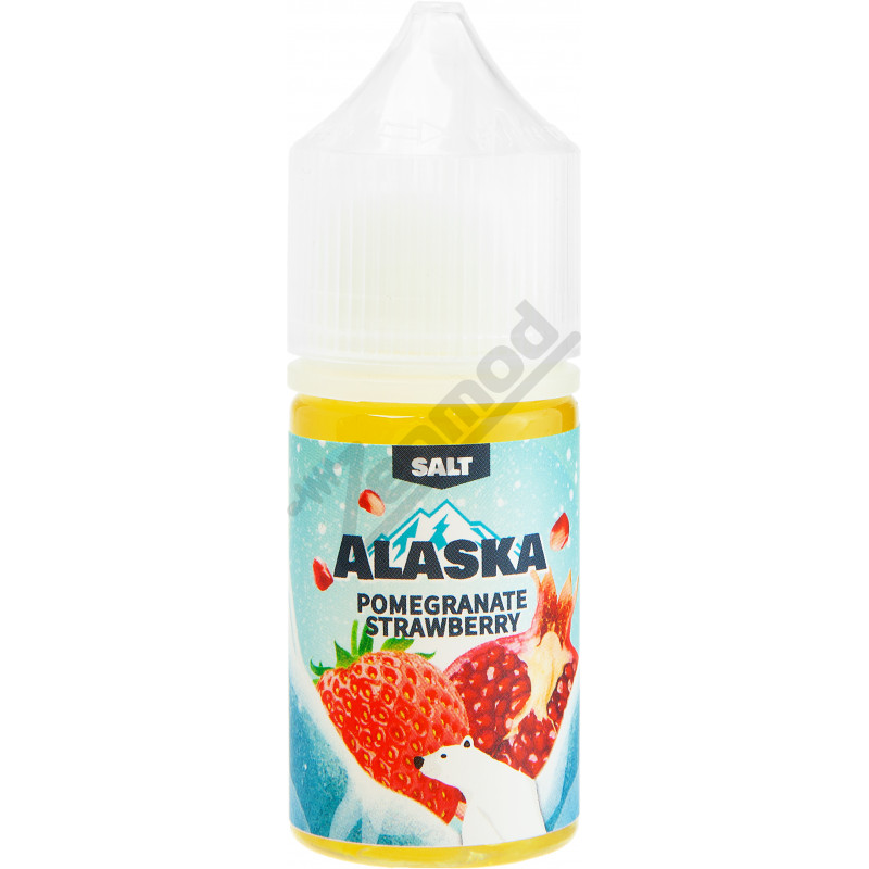Фото и внешний вид — ALASKA SALT by Jumble - Pomegranate Strawberry 30мл