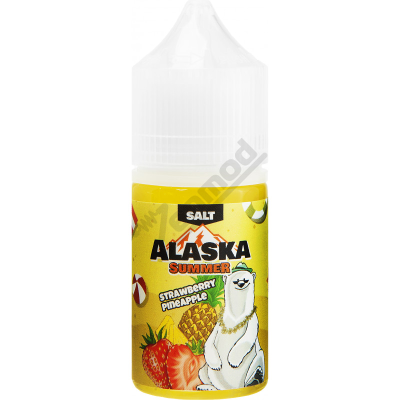 Фото и внешний вид — ALASKA Summer SALT - Strawberry Pineapple 30мл