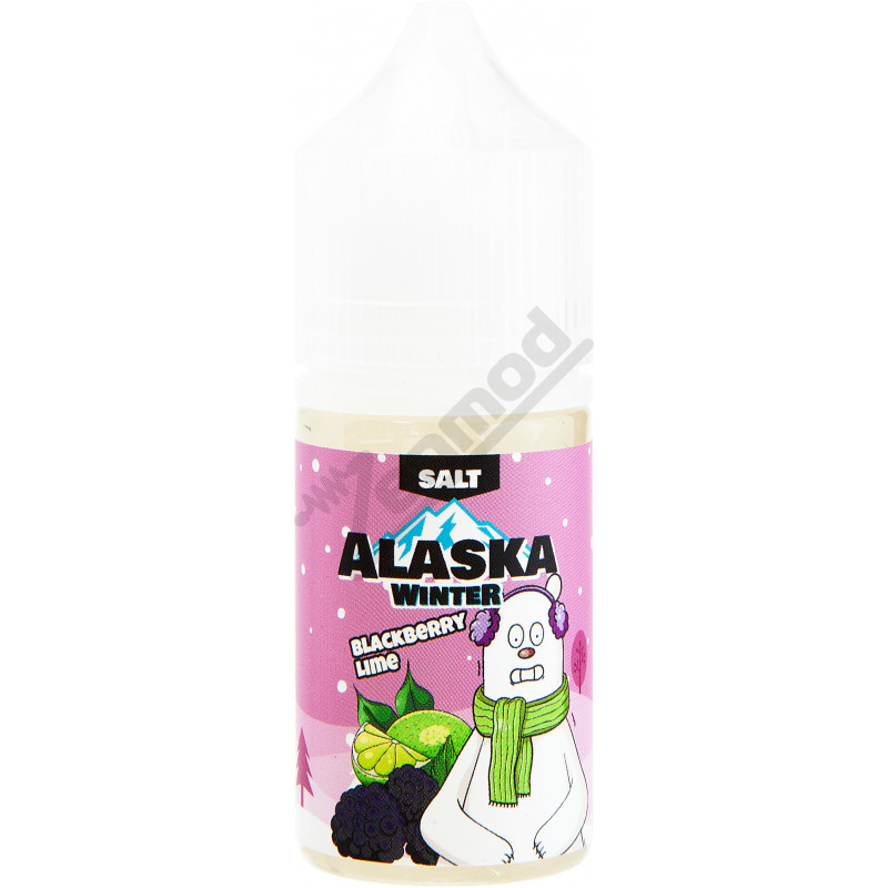 Фото и внешний вид — ALASKA WINTER SALT - Blackberry Lime 30мл