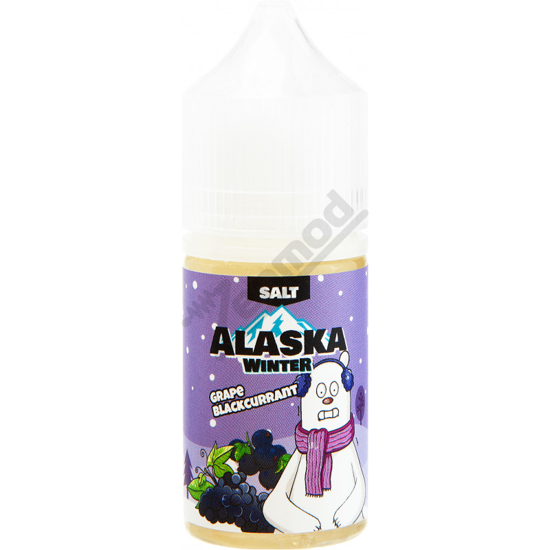 Фото и внешний вид — ALASKA WINTER SALT - Grape Blackcurrant 30мл