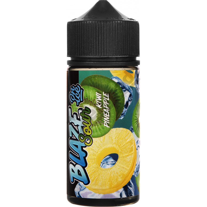 BLAZE SOUR ON ICE - Kiwi Pineapple 100мл Фото и внешний вид — BLAZE SOUR ON ICE - Kiwi Pineapple 100мл