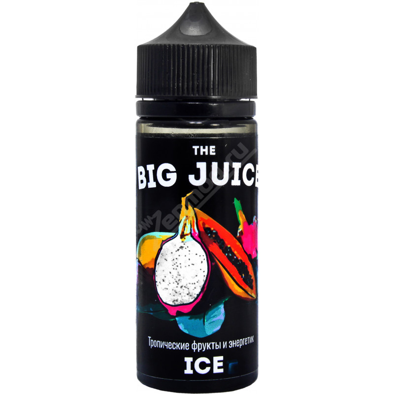 Фото и внешний вид — BIG JUICE - Тропические фрукты и энергетик 120мл