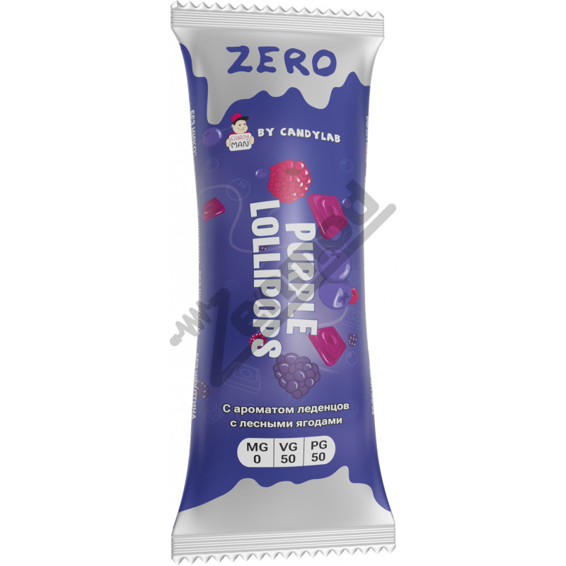 Фото и внешний вид — Candyman Zero Pod - Purple Lollipops 27мл