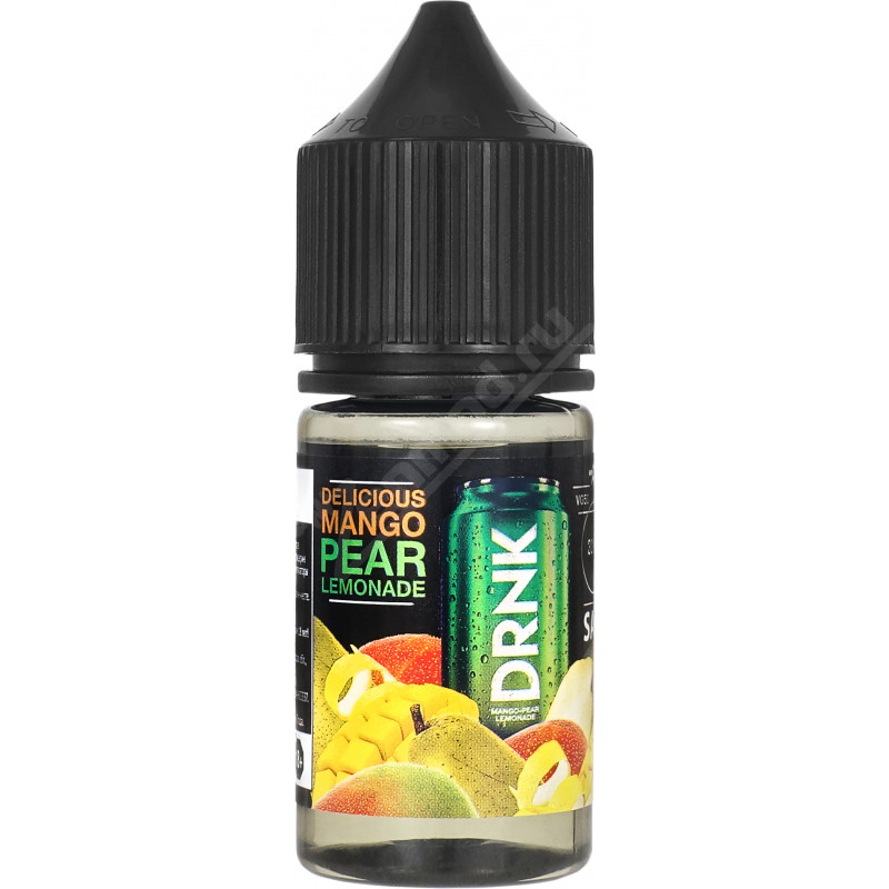 Фото и внешний вид — DRNK SALT - Delicious Mango Pear Lemonade 30мл