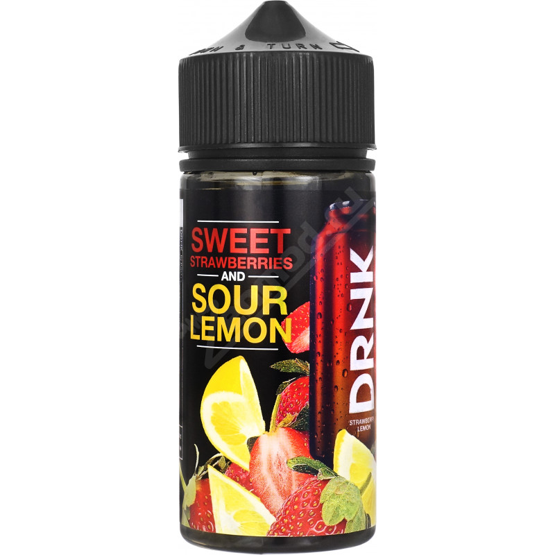 Фото и внешний вид — DRNK - Sweet Strawberries and Sour Lemon 100мл