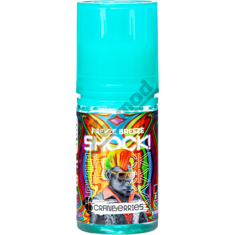 Фото и внешний вид — FREEZE BREEZE SHOCK SALT - Cranberries 30мл