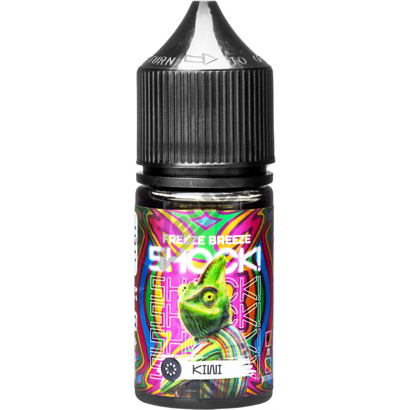 Фото и внешний вид — FREEZE BREEZE SHOCK SALT - Kiwi 30мл