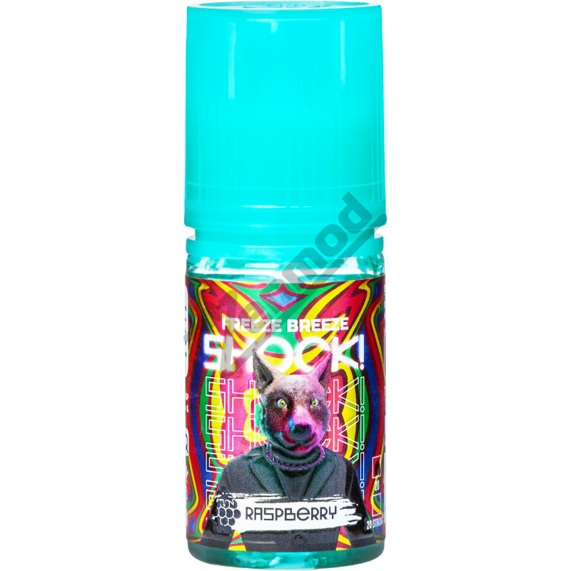 Фото и внешний вид — FREEZE BREEZE SHOCK SALT - Raspberry 30мл