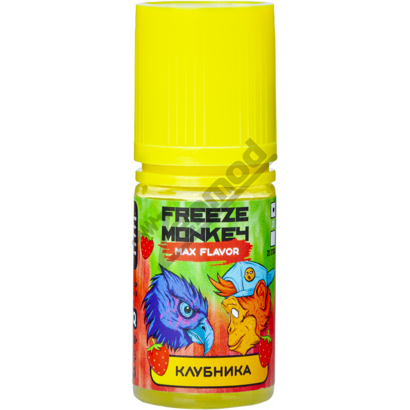 Фото и внешний вид — Freeze Monkey MAX Flavor SALT - Клубника 30мл