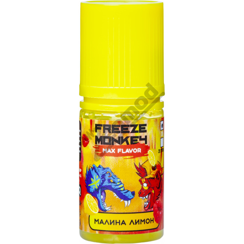 Фото и внешний вид — Freeze Monkey MAX Flavor SALT - Малина Лимон 30мл