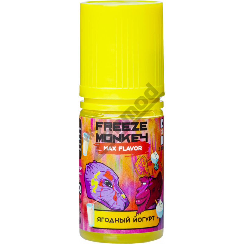 Фото и внешний вид — Freeze Monkey MAX Flavor SALT - Ягодный Йогурт 30мл