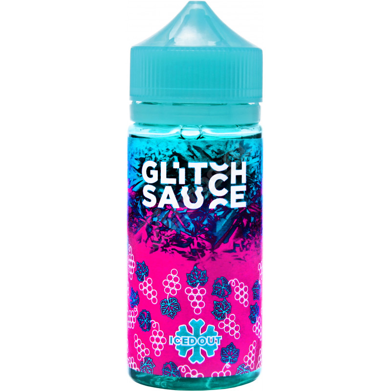 Фото и внешний вид — GLITCH SAUCE ICED OUT - Grape King 100мл