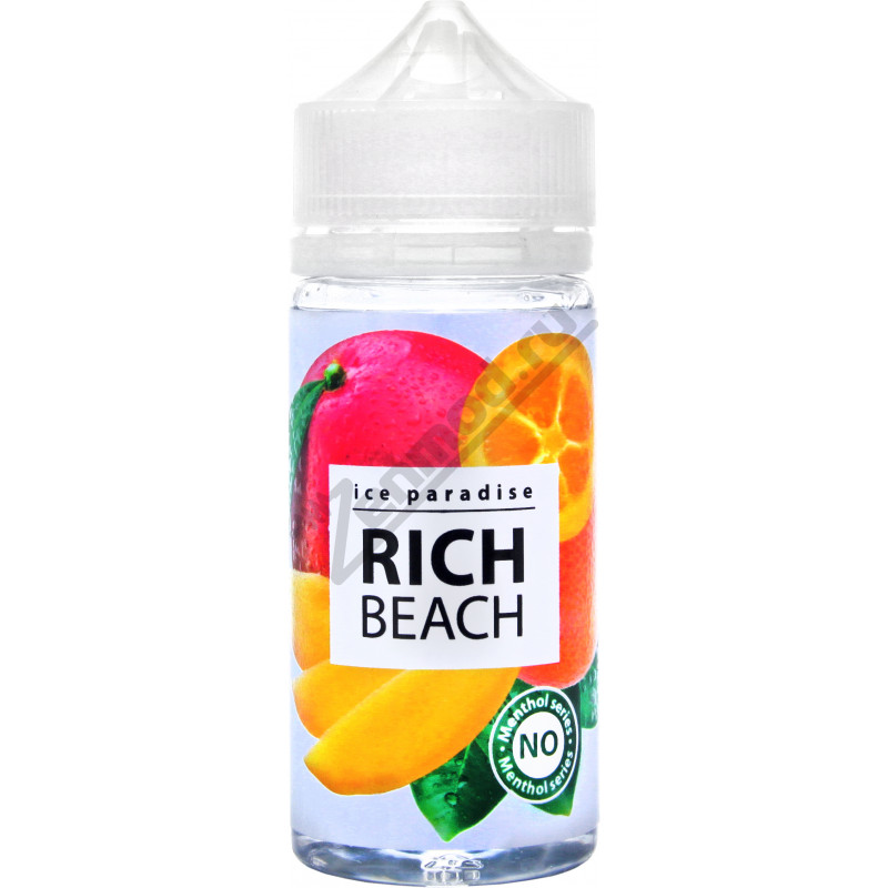 Фото и внешний вид — Ice Paradise - Rich Beach (No Menthol) 100мл
