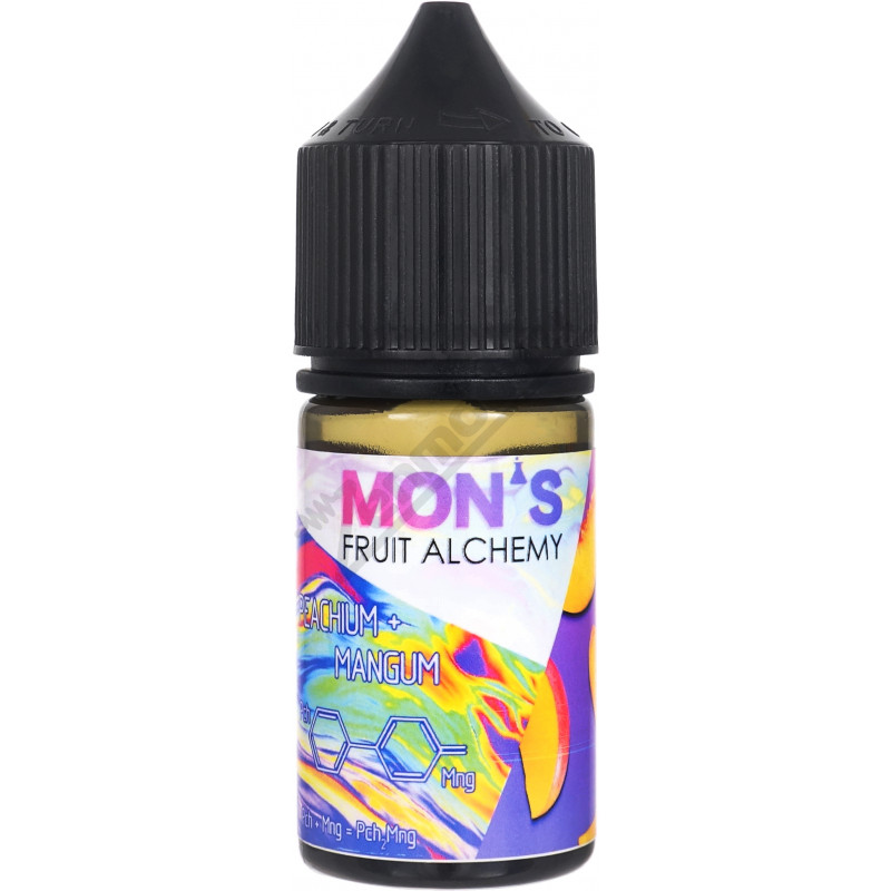 Фото и внешний вид — Mon’S Fruit Alchemy - Peachium + Mangum 30мл