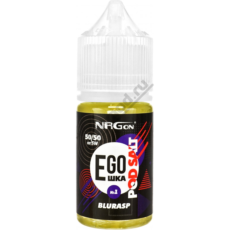 Фото и внешний вид — NRGon EGOшка Pod SALT - №01 Blurasp 30мл
