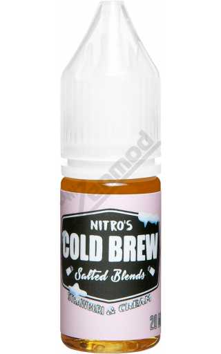 Nitro's Cold Brew Shakes SALT - Strawberry & Cream 10мл