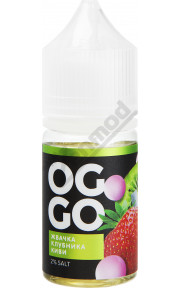 OGGO BUBBLES SALT - Жвачка Клубника Киви 30мл