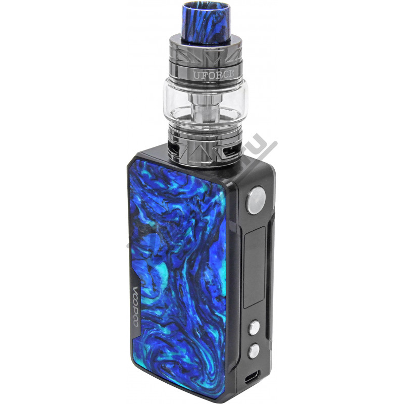 Фото и внешний вид — VooPoo DRAG Mini + UFORCE T2 KIT Black Prussian Blue